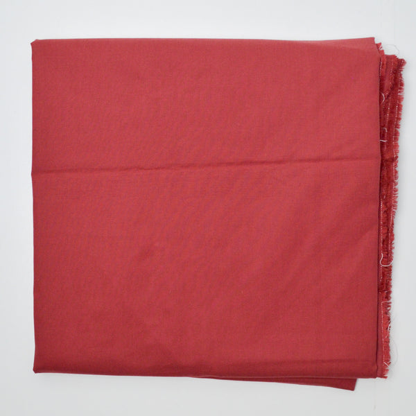 Dark Red Coated Back Woven Fabric - 60" x 80"
