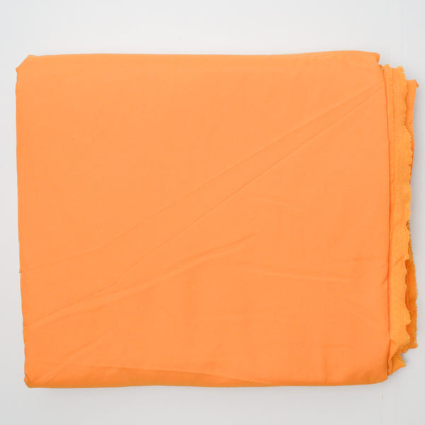 Orange Polyester Crepe Fabric - 62" x 360"