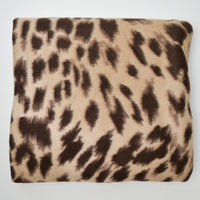 Distorted Leopard Print Thick Fleece Fabric - 52" x 60"