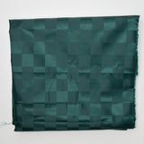 Green Damask Checkered Fabric - 60" x 184"