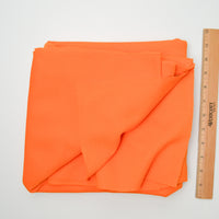Orange Polyester Double Knit Fabric - 58" x 64"