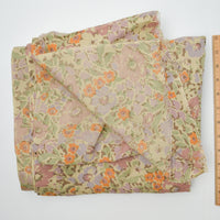 Muted Floral Soft Lightweight Woven Fabric - 45" x 180"