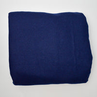 Dark Blue Boiled Wool Fabric - 66" x 68" + Extra