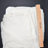 Off-White Crinkled Velvet Knit Fabric - 46" x 320"