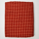 Red Plaid Flannel Fabric - 45" x 104"