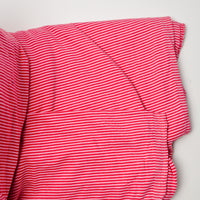 Pink Striped Knit Fabric with Sun Stains - 70" x 104"