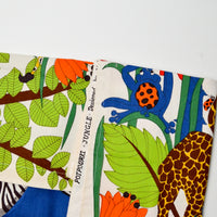 Jungle Animal Canvas Fabric Panel - 26" x 46"