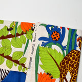 Jungle Animal Canvas Fabric Panel - 26" x 46"