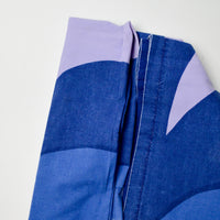 Purple + Blue Hemmed Marimekko Fabric - 50" x 50"