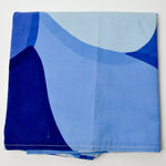 Blue Hemmed Marimekko Fabric - 32" x 48"