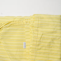 Yellow Striped Martha Stewart Cotton Flat Sheet - 66" x 88"