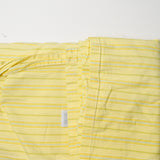 Yellow Striped Martha Stewart Cotton Flat Sheet - 66" x 88"