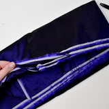 Purple + Black Shiny Nylon Fabric - 44" x 144"