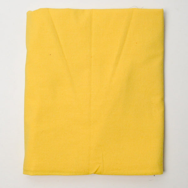 Yellow Quilting Weight Woven Fabric - 44" x 50"