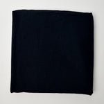Black Fine Grosgrain Texture Ribbed Woven Fabric - 60" x 160"