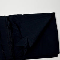 Black Fine Grosgrain Texture Ribbed Woven Fabric - 60" x 160"