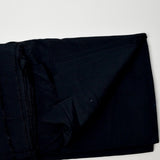 Black Fine Grosgrain Texture Ribbed Woven Fabric - 60" x 160"