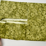 Green Floral Quilting Weight Woven Fabric - 104" x 104"