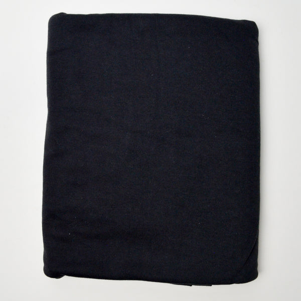 Black Soft Knit Fabric - 66" x 110"