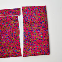 Colorful Floral Quilting Weight Woven Fabric - 44" x 120"