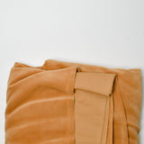 Golden Brown Velvety Knit Fabric - 70" x 80"