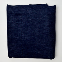Dark Blue + Light Gray Double Knit Fabric - 56" x 66"