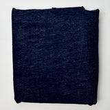 Dark Blue + Light Gray Double Knit Fabric - 56" x 66"