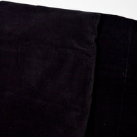 Black Corduroy Fabric - 43" x 94"