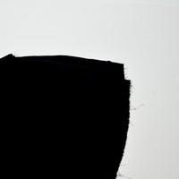 Black Semi-Sheer Georgette Woven Fabric - 42" x 68"