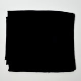 Black Semi-Sheer Georgette Woven Fabric - 42" x 68"