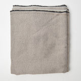 Gray-Brown + Black Synthetic Woven Fabric with Seam - 22" x 200"