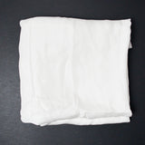 White Silky Twill Woven Fabric - 36" x 94"