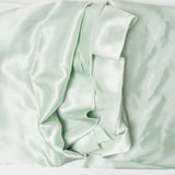 Pale Green Satiny Woven Fabric - 44" x 132"