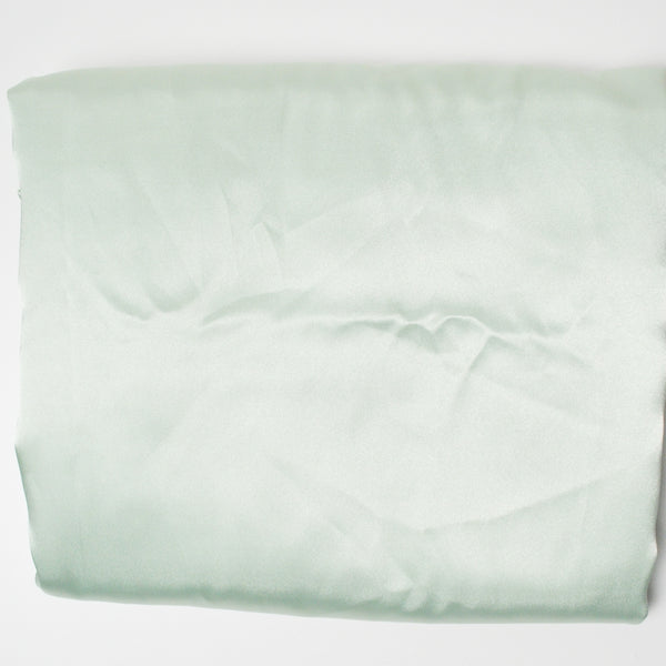 Pale Green Satiny Woven Fabric - 44" x 132"