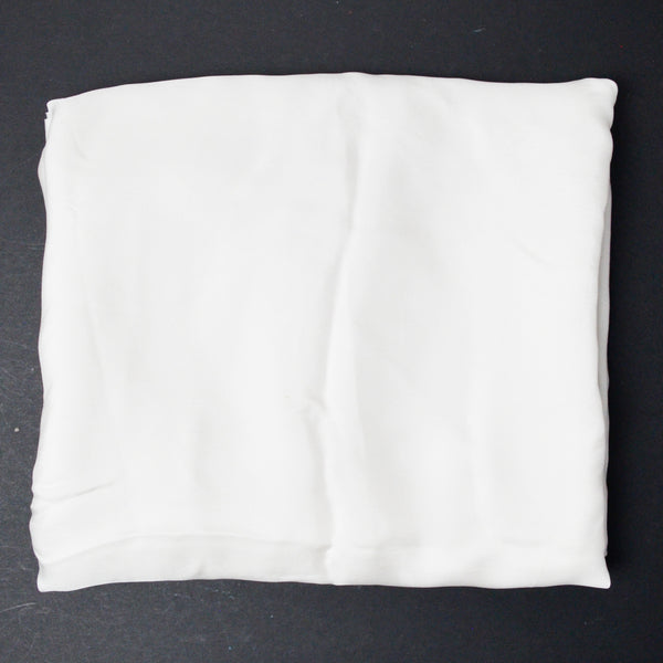 White Silky Twill Woven Fabric - 36" x 204"