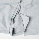 Light Gray Fuzzy Fleece Fabric - 44" x 64"