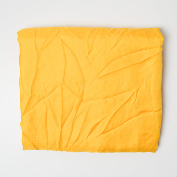 Yellow Silky Lightweight Twill Woven Fabric - 36" x 164"