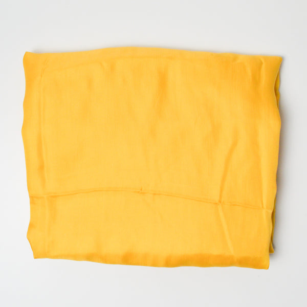 Yellow Silky Lightweight Twill Woven Fabric - 36" x 180"