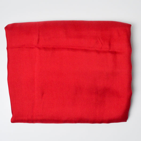 Red Silky Twill Woven Fabric - 40" x 232"
