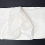 White Sheer Silky Lightweight Woven Fabric - 36" x 256"
