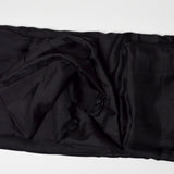 Black Silky Lightweight Twill Woven Fabric - 36" x 148"