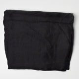 Black Silky Lightweight Twill Woven Fabric - 36" x 148"