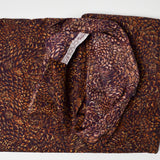 Brown Pinecone Print Quilting Weight Woven Fabric - 44" x 102"