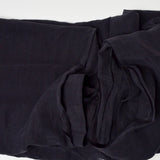 Black Silky Twill Woven Fabric - 84" x 104"
