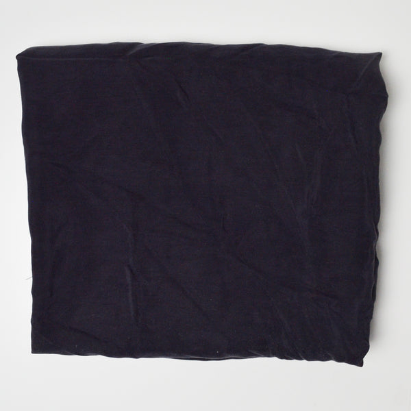 Black Silky Twill Woven Fabric - 84" x 104"