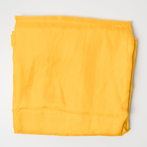 Yellow Silky Twill Woven Fabric - 36" x 144"
