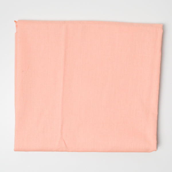 Peach Pink Lightweight Woven Fabric - 26" x 80"