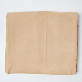 Beige Faux Suede Fabric with Satiny Reverse - 57" x 96"
