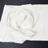 White Short Pile Velveteen Fabric - 44" x 100"