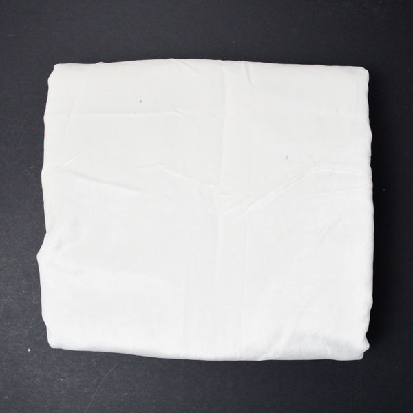 White Short Pile Velveteen Fabric - 44" x 100"